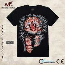 T100257 Tiger Tattoo дизайн футболки